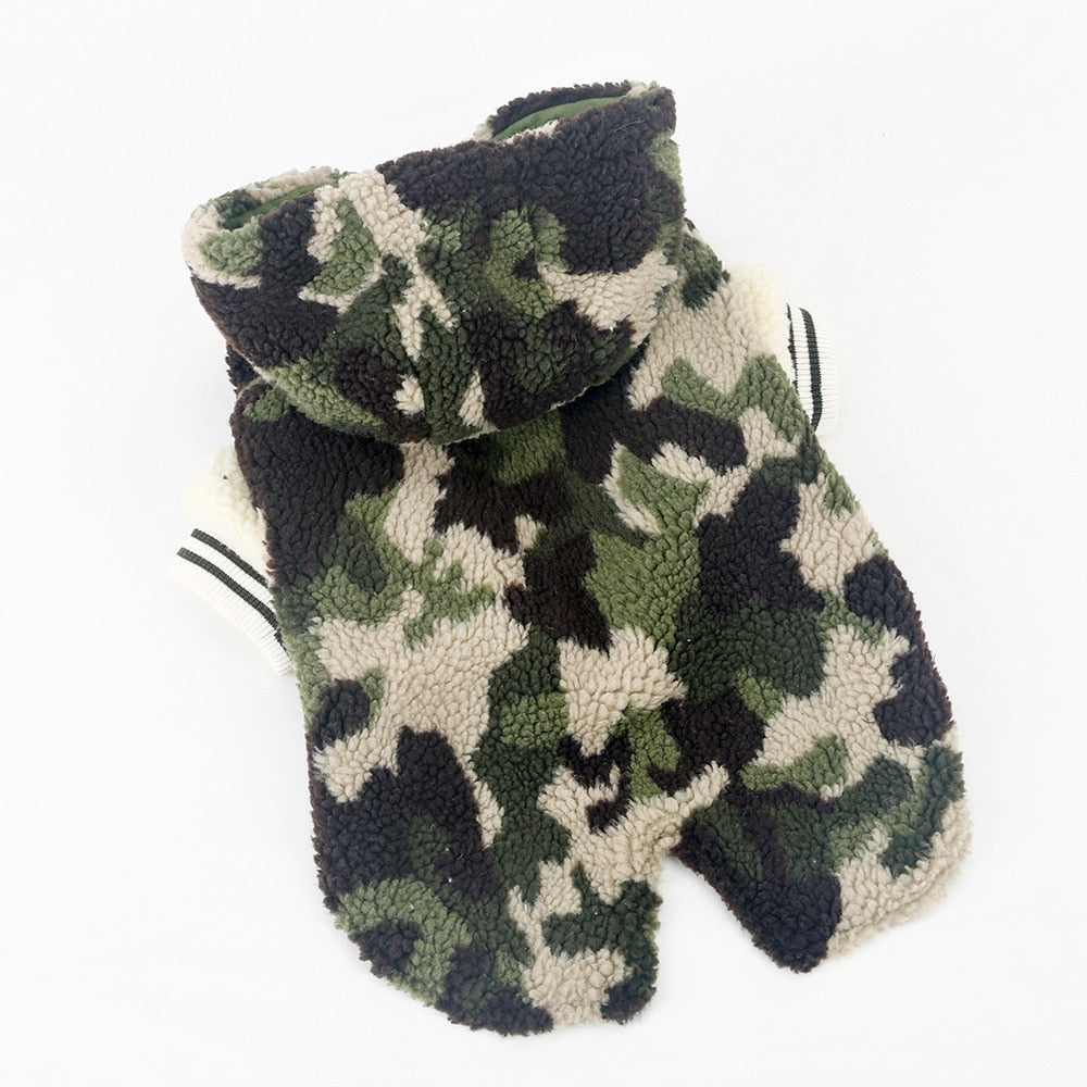 Winter Dog Clothes For Medium Large Big Dogs Golden Retriever Warm Down Jacket 2019 Thickened Camouflage Dog Coat Pets Clothing