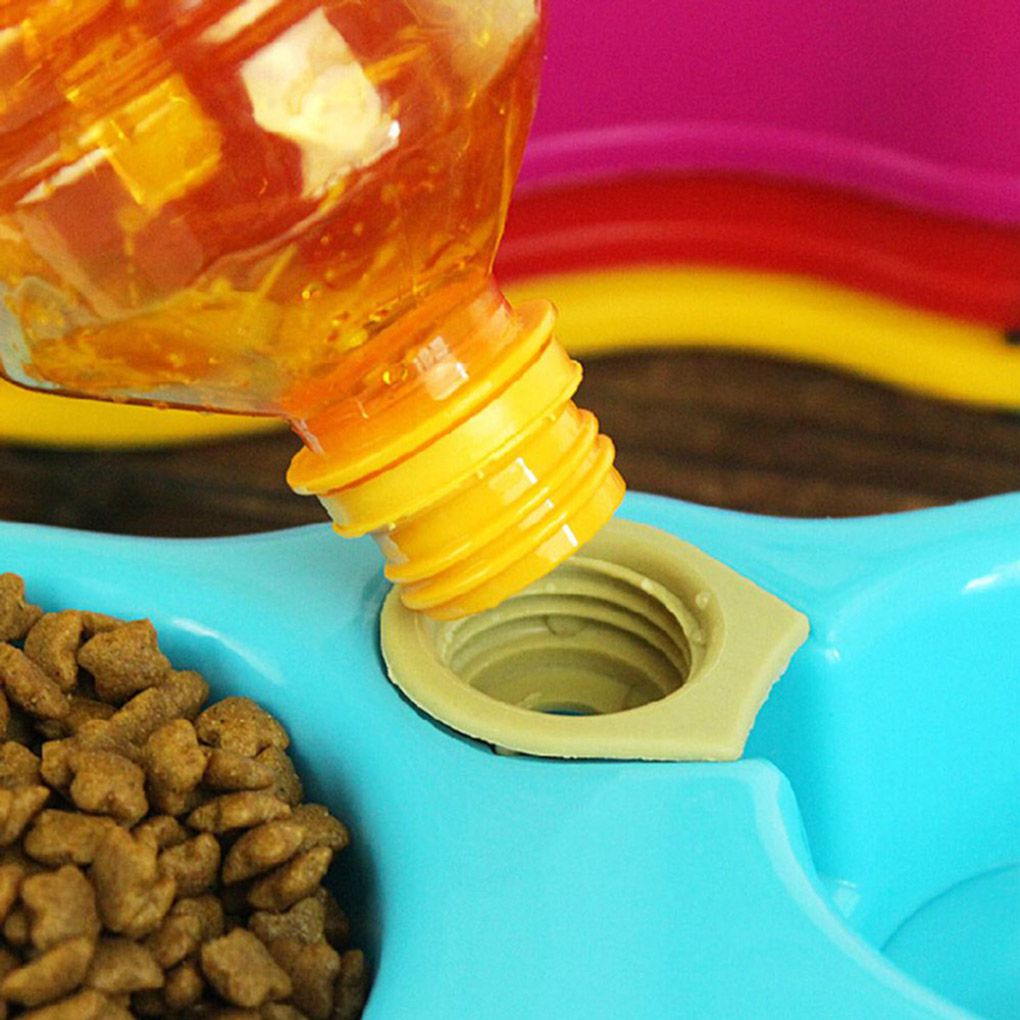 Dual Port Dog Automatic Water Dispenser Feeder Utensils Bowl Cat Drinking Fountain Food Dish Pet Bowl Cats Pet Dogs Pet Feeder