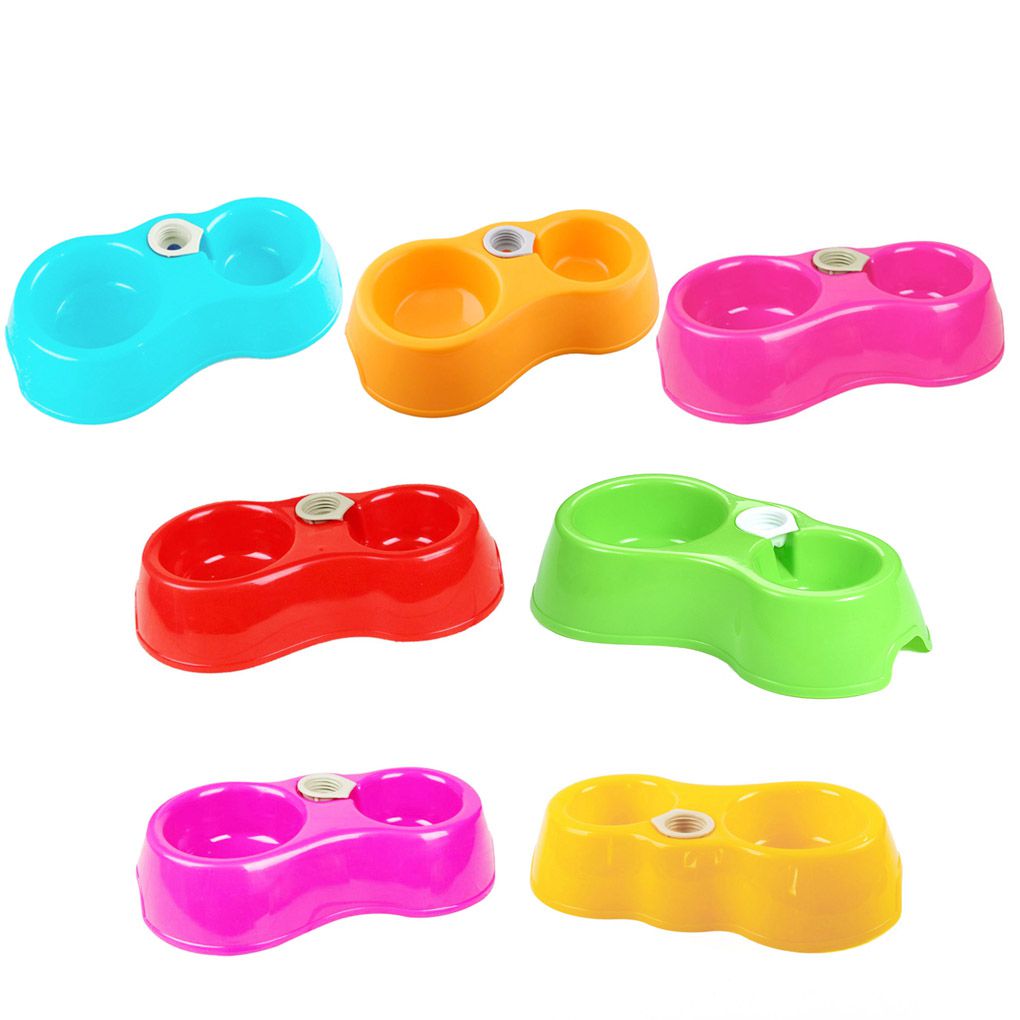 Dual Port Dog Automatic Water Dispenser Feeder Utensils Bowl Cat Drinking Fountain Food Dish Pet Bowl Cats Pet Dogs Pet Feeder