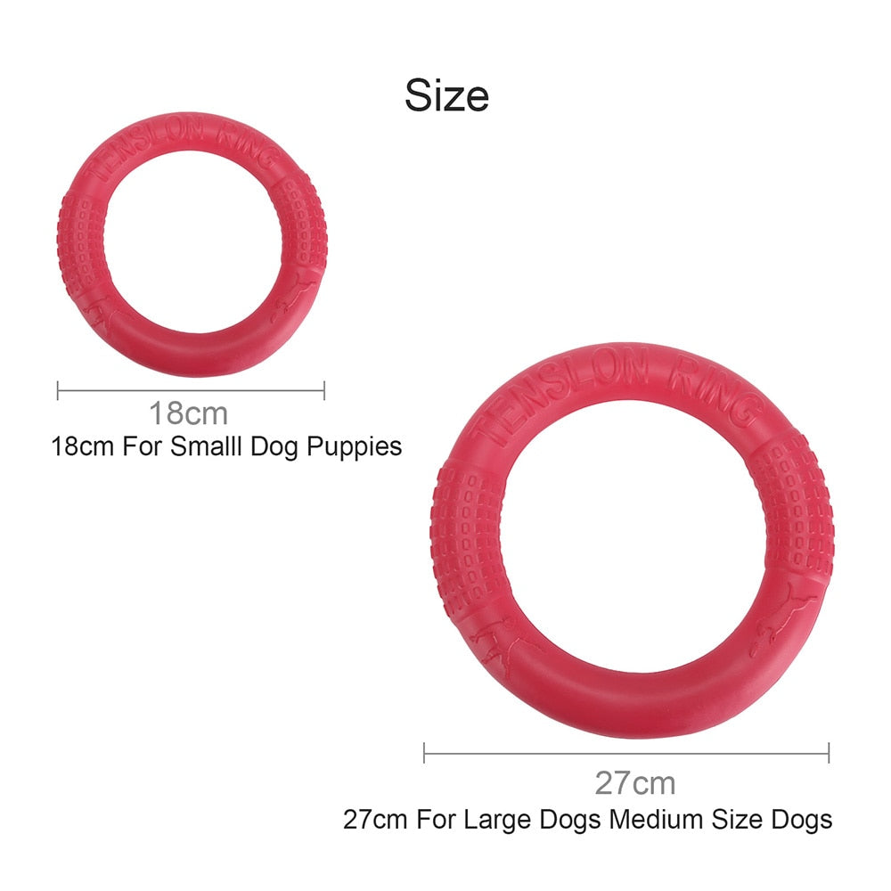Pet EVA Fly Discs Dog Training Ring Outdoor Interactive Game Puller Resistant Bite Floating Toy Products Motion Products Supply