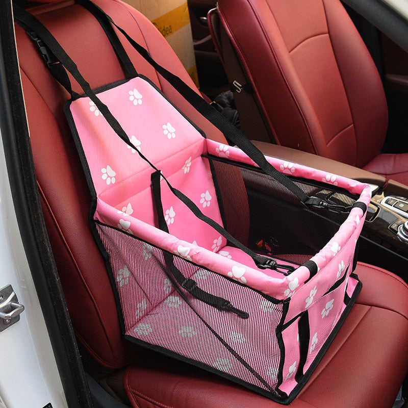 Pet Carrier Dog Car Seat Cover Pad Carry House Cat Puppy Bag Car Travel Folding Hammock Waterproof Dog Bag Basket Pet Carriers