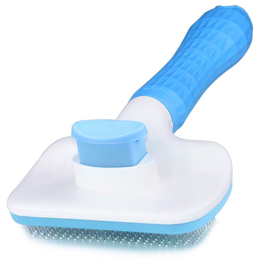 DOG GROOMING & MASSAGE BRUSH IT SELF- CLEAN ITSELF.