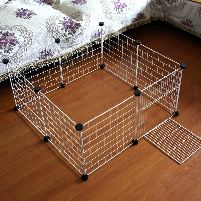 Foldable Pet Playpen Iron Fence Puppy Kennel House Exercise Training for Puppys.
