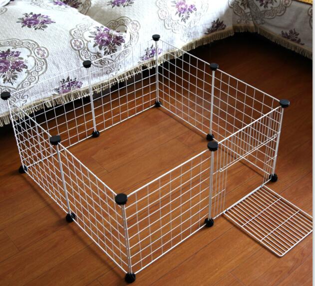 Foldable Pet Playpen Iron Fence Puppy Kennel House Exercise Training for Puppys.