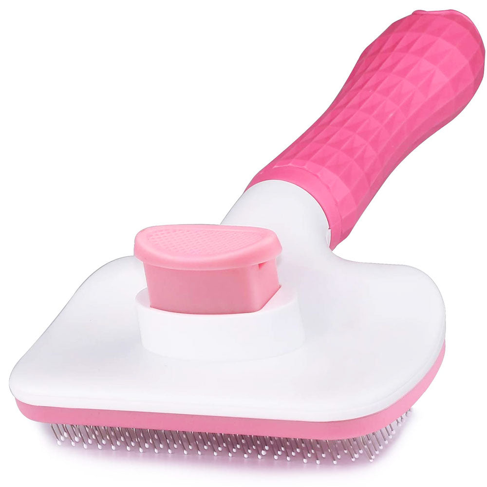 DOG GROOMING & MASSAGE BRUSH IT SELF- CLEAN ITSELF.