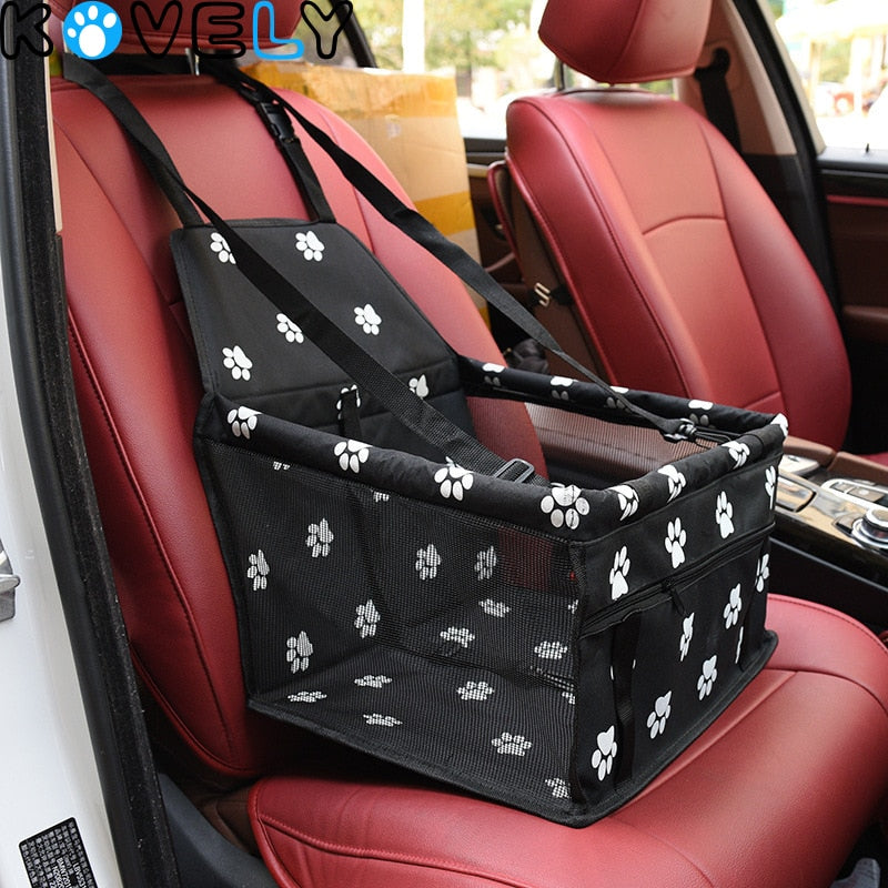 Pet Carrier Dog Car Seat Cover Pad Carry House Cat Puppy Bag Car Travel Folding Hammock Waterproof Dog Bag Basket Pet Carriers
