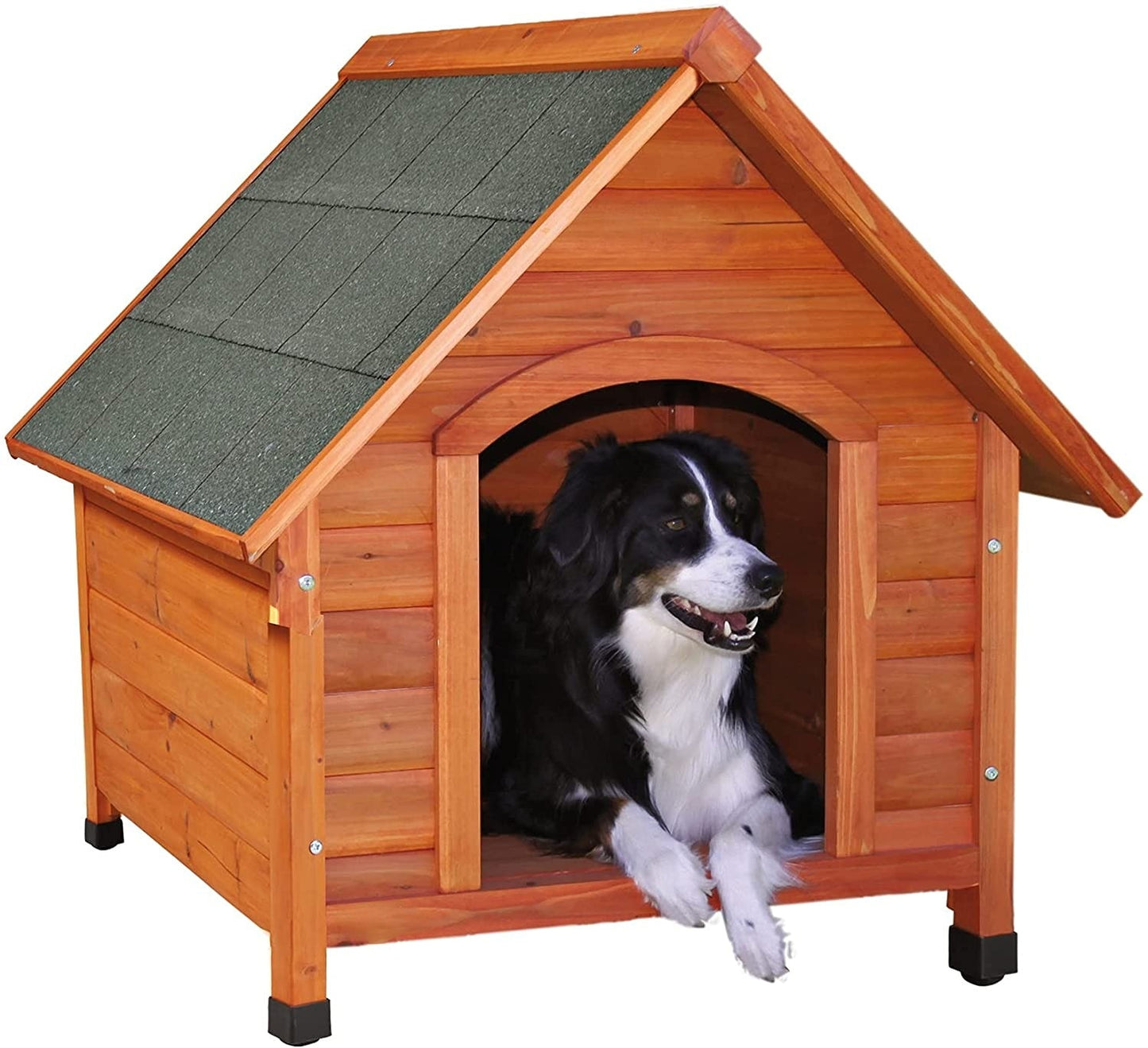 Natura Cottage Doghouse S, M, L, XL outdoor wooden doghouse.