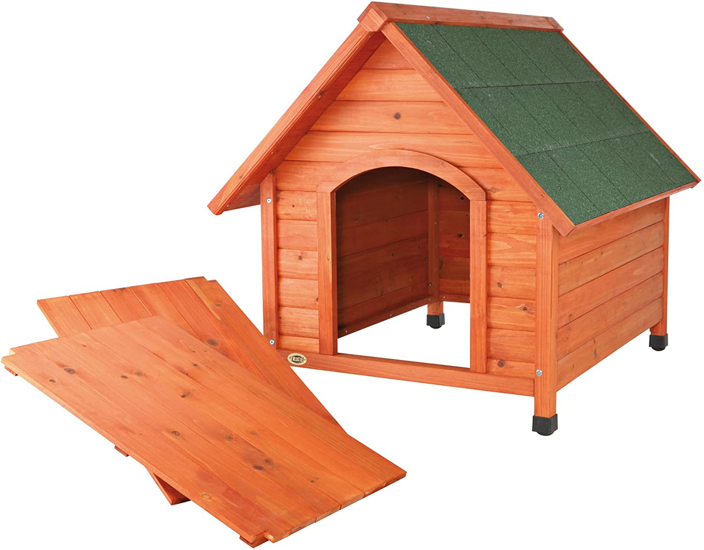 Natura Cottage Doghouse S, M, L, XL outdoor wooden doghouse.