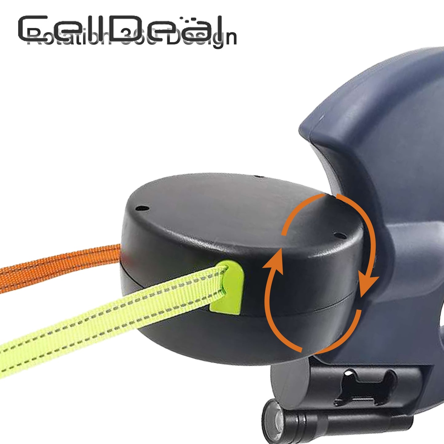 360 Degree Double Head Traction Rope Nylon Dog Universal Leash Automatic Retractable for all size dogs.