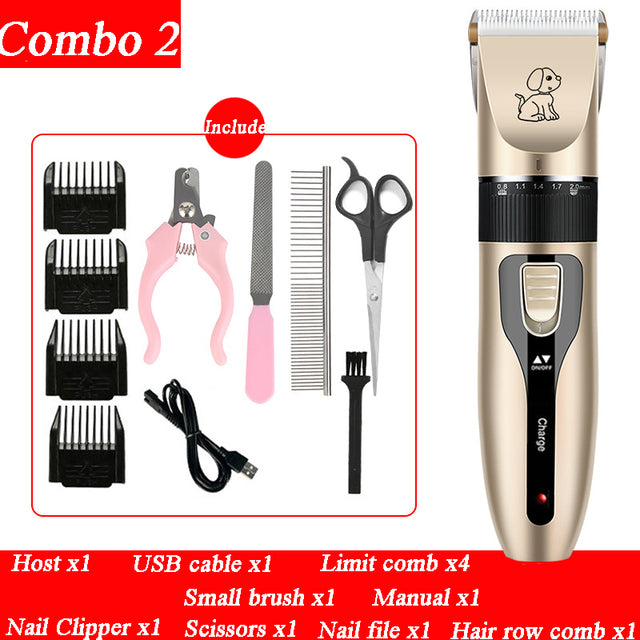 DOG TRIMMERS NICE FOR DOGS WITH LOTS OF HAIR.