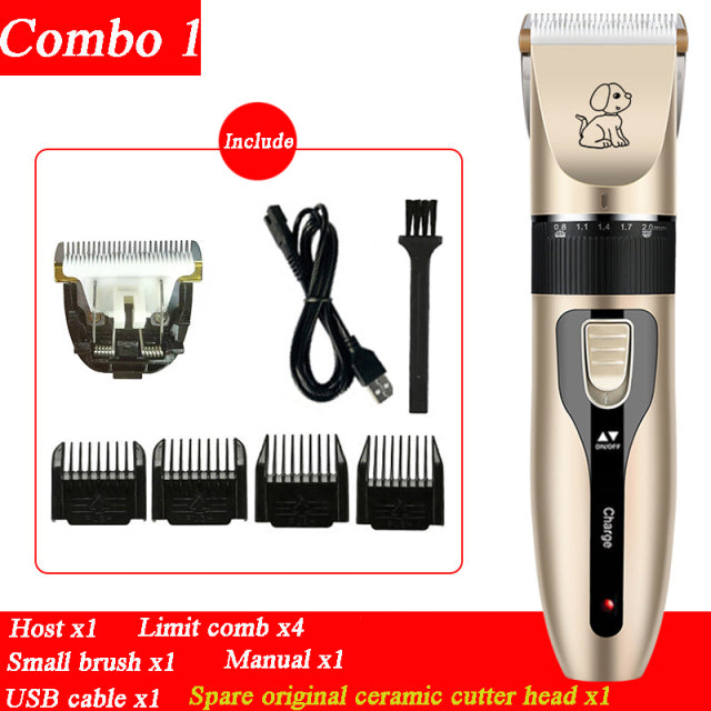 DOG TRIMMERS NICE FOR DOGS WITH LOTS OF HAIR.