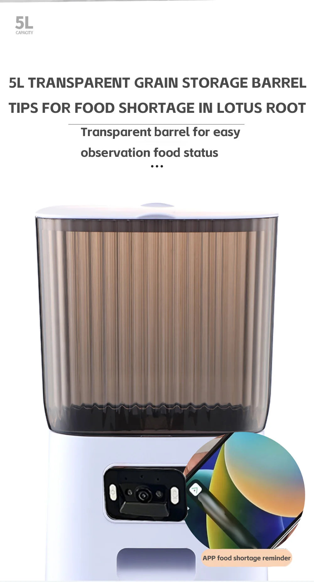 Automatic 5L Dog Feeder