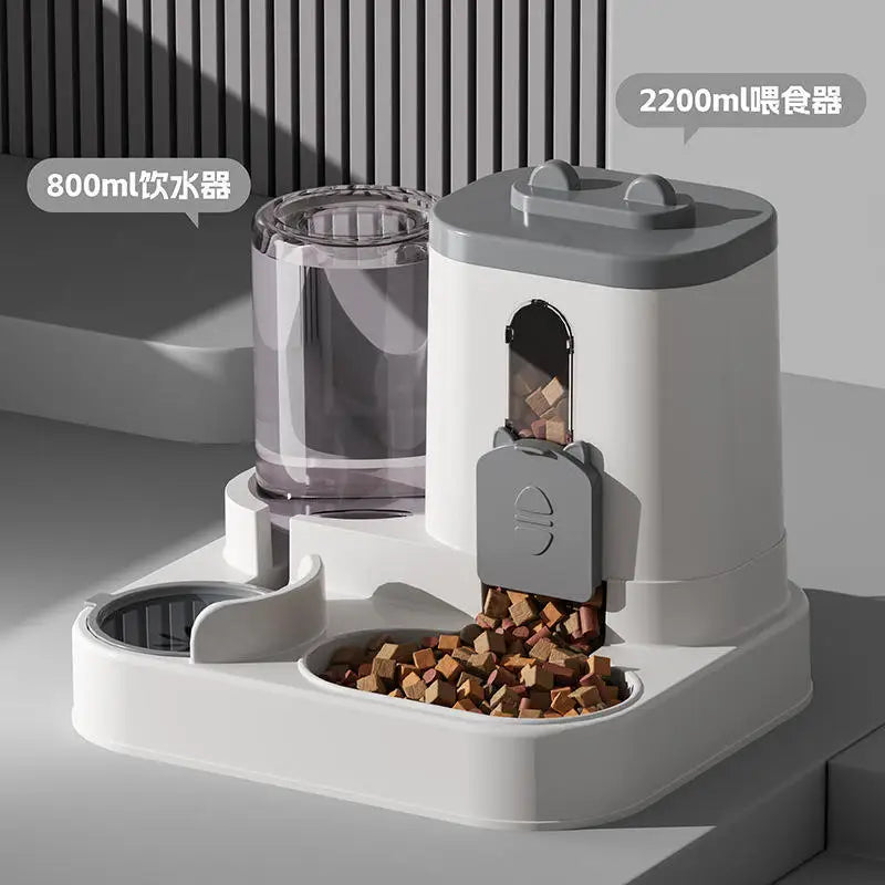 Dog Automatic Feeder & Waterer Set