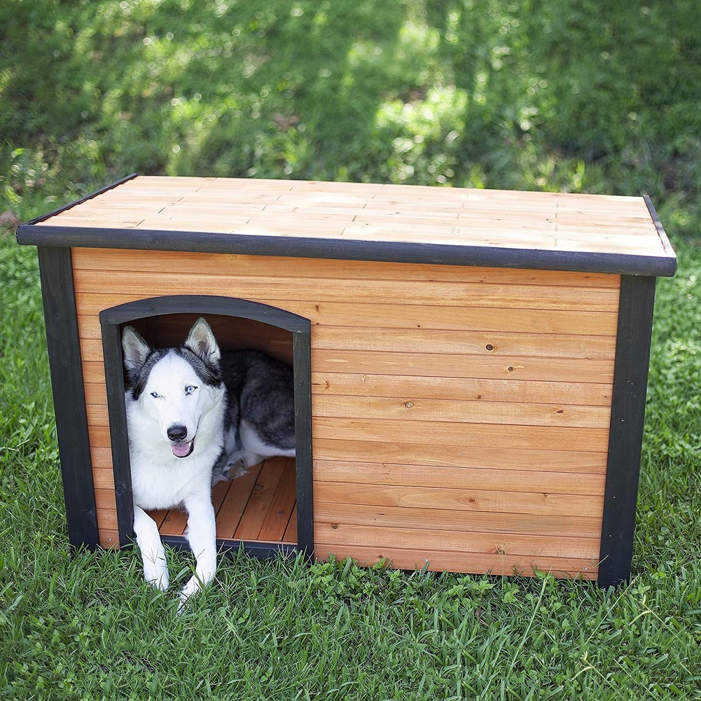 Log Cabin Doghouse for Small dogs.