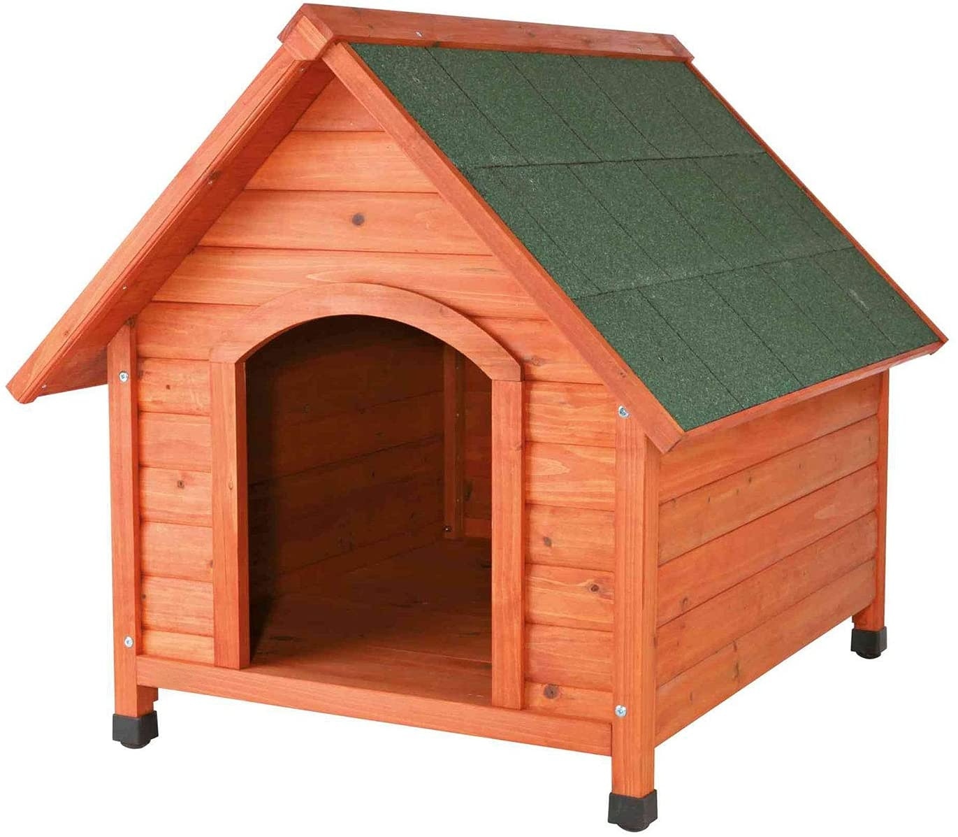Natura Cottage Doghouse S, M, L, XL outdoor wooden doghouse.