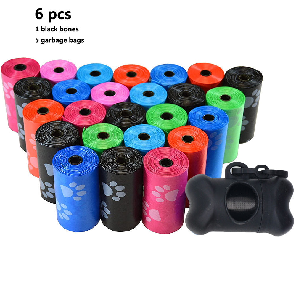6pc WASTE BAGS FOR ALL SIZE DOGS .