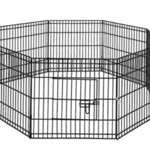 Pet Pet Dog Playpen 24" 8 Panel Puppy Exercise Cage Enclosure Fence