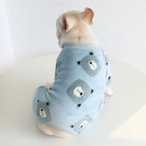Alternative view of “Teddy Bear Print Dog Fleece for Ultimate Warmth"