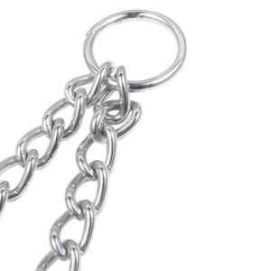 Alternative view of Double Dog Leash - Stainless Steel