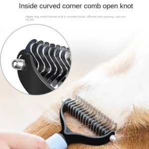 Alternative view of Double sided Deshedding Brush